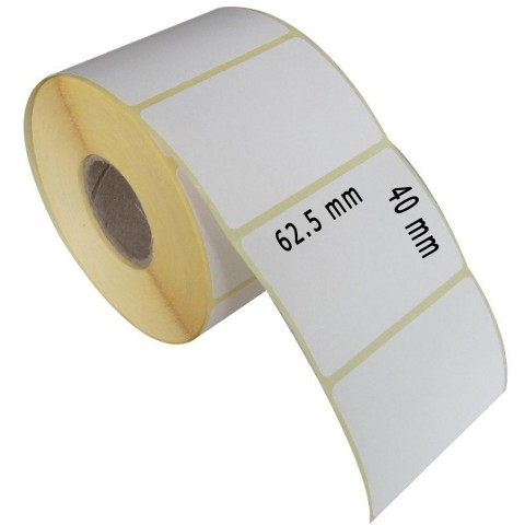 62.5X40 500'LÜ TERMAL BARKOD ETİKETİ 62.5X40 500'LÜ TERMAL BARKOD ETİKETİ